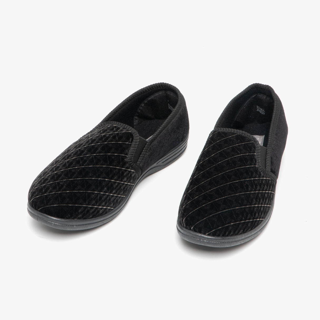 Zedzzz KEVIN Mens Full Slippers Black