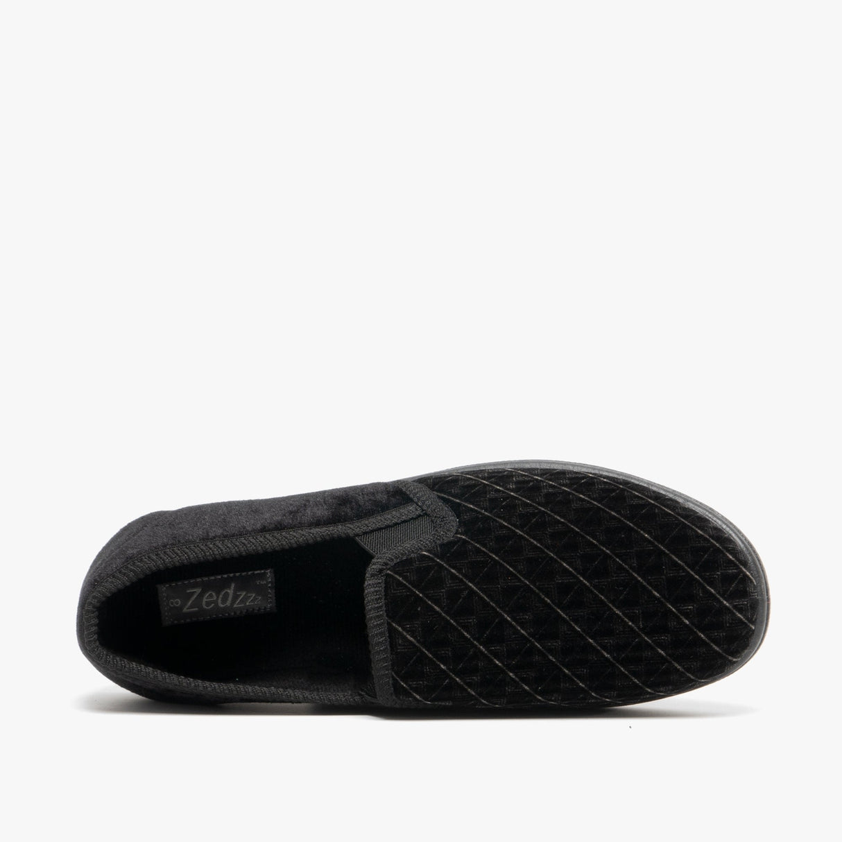 Zedzzz KEVIN Mens Full Slippers Black