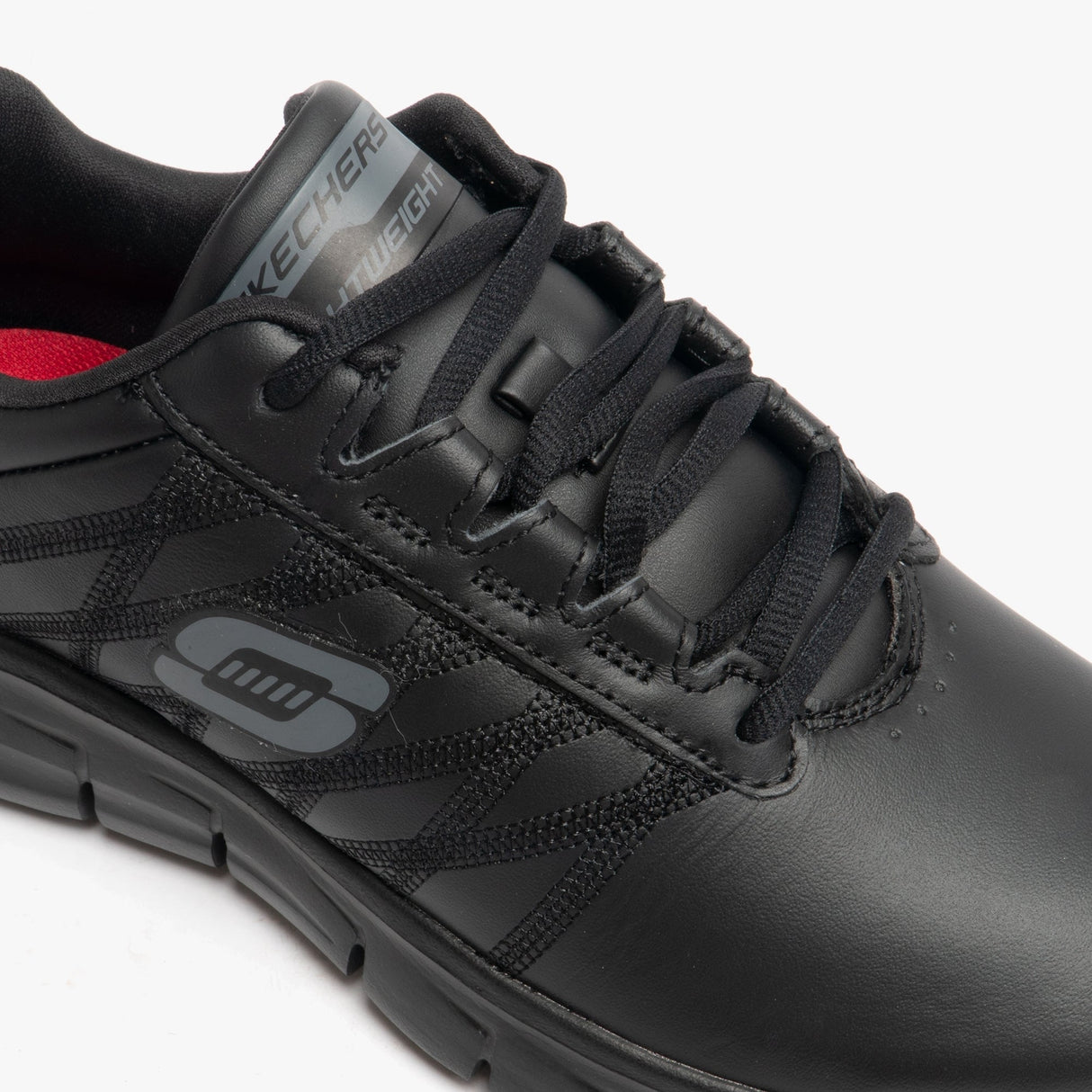 Skechers Work 76576EC SURE TRACK ERATH SR Womens Occupational Shoes Black