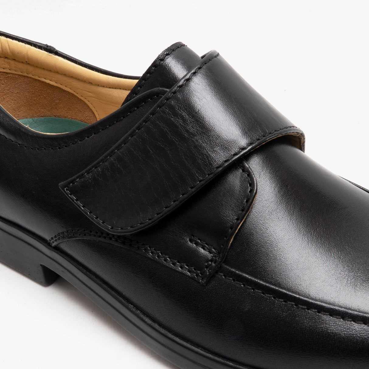 Roamers GRAHAM Mens Touch Close Light XXX Extra Wide Shoes Black