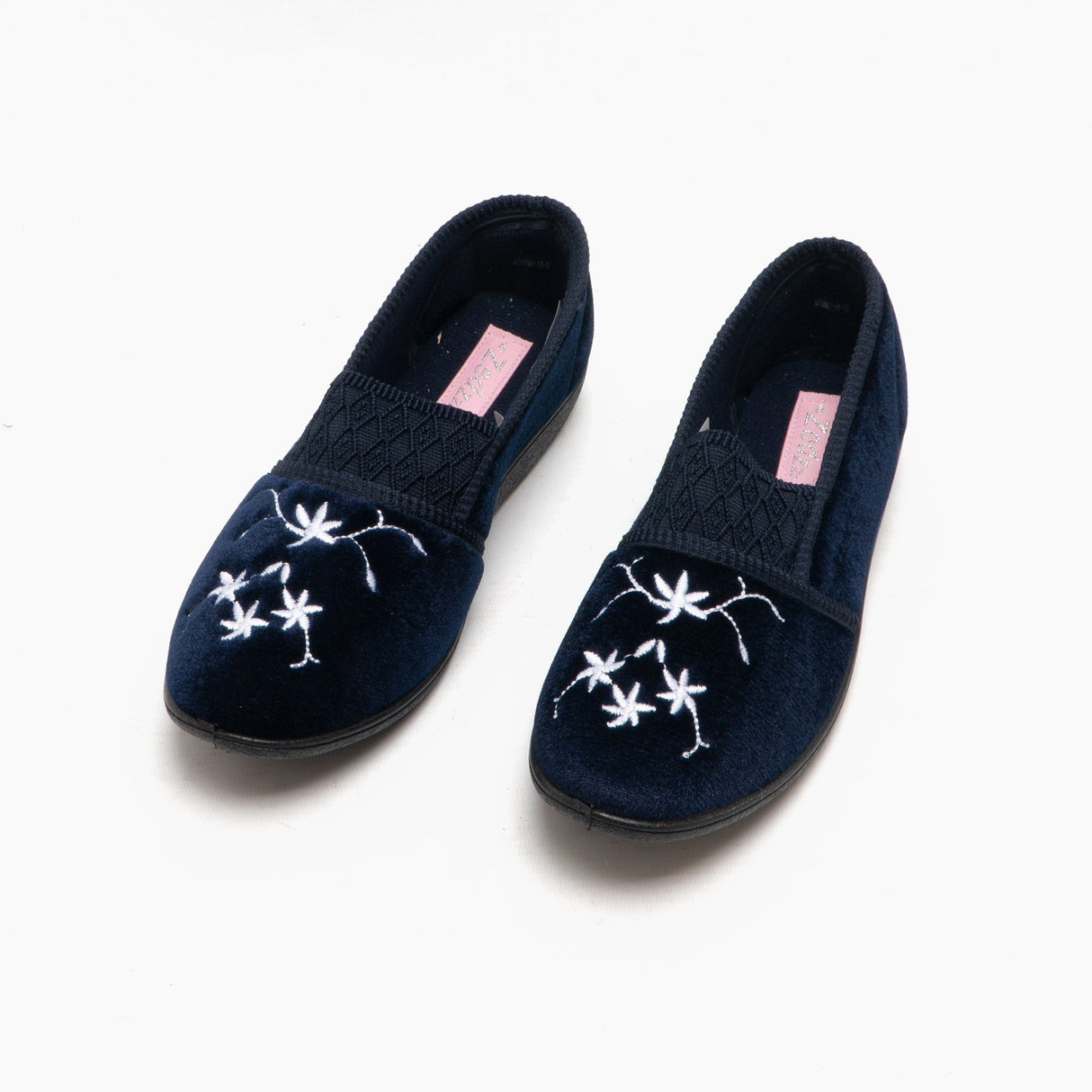 Zedzzz JOANNA Womens Full Slippers Navy