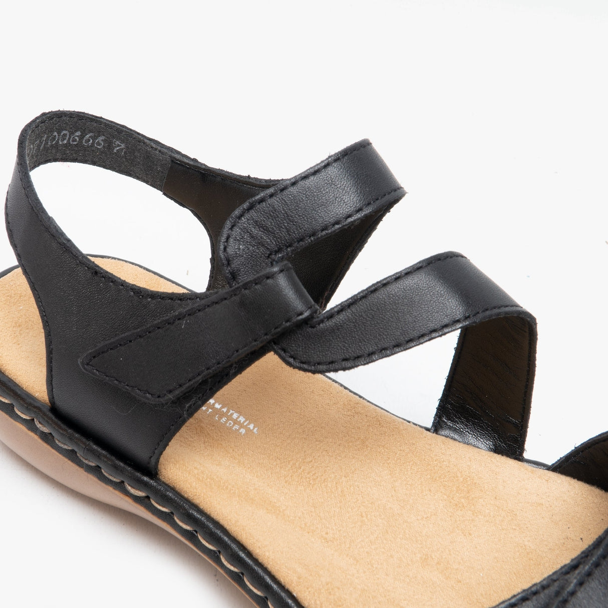 Rieker 659C7-00 Womens Sandals Black