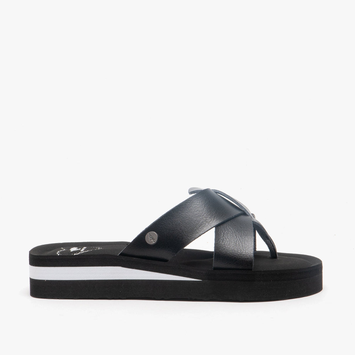 Rocket Dog WILMER Burn Womens Flip Flops Black