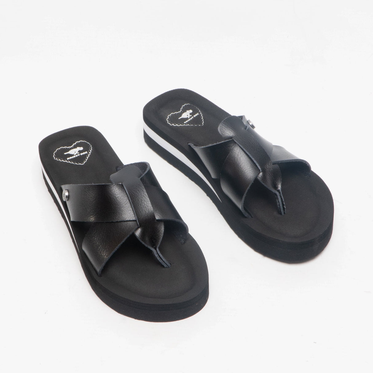 Rocket Dog WILMER Burn Womens Flip Flops Black