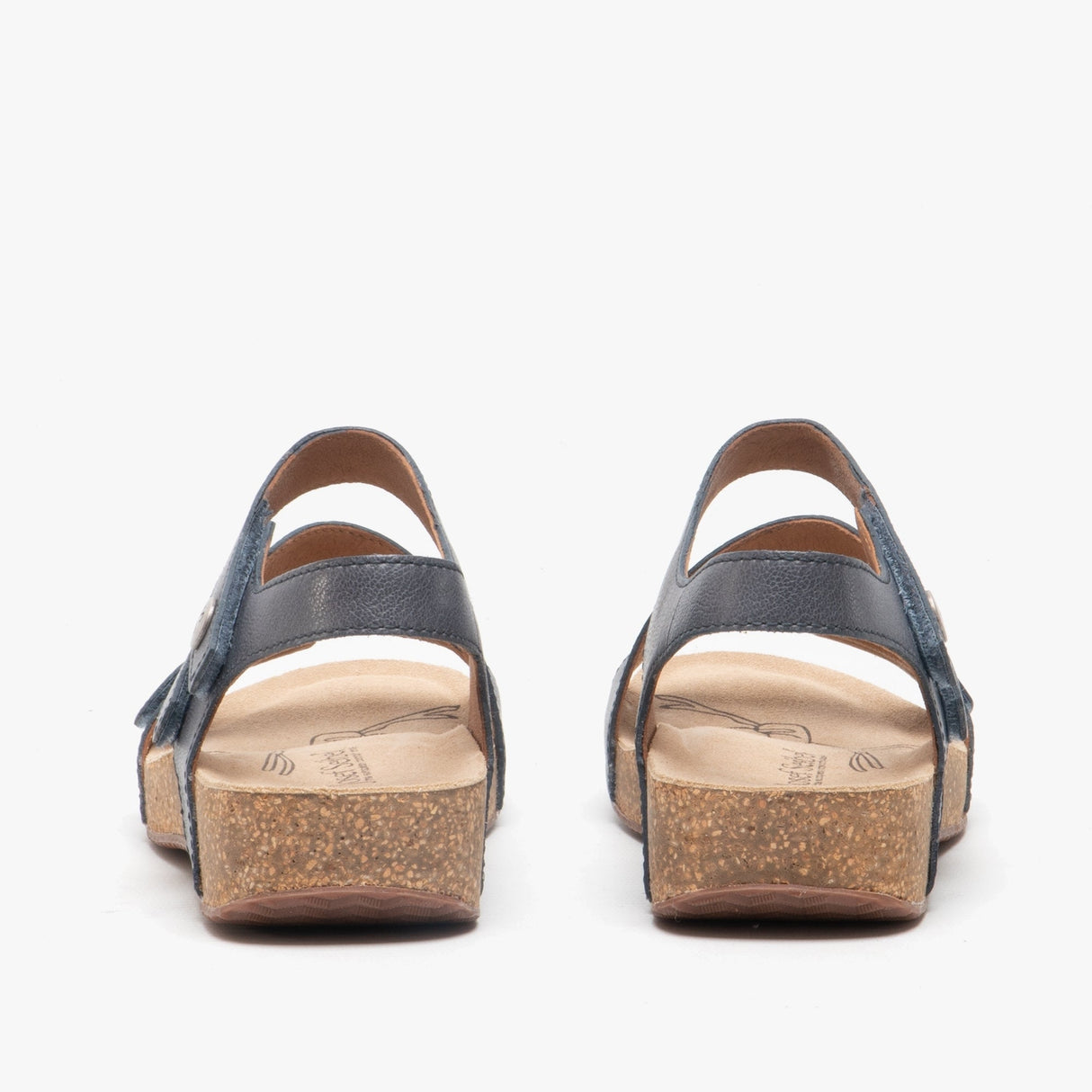 Josef Seibel TONGA 25 Womens Leather Touch Fasten Sandals Jeans