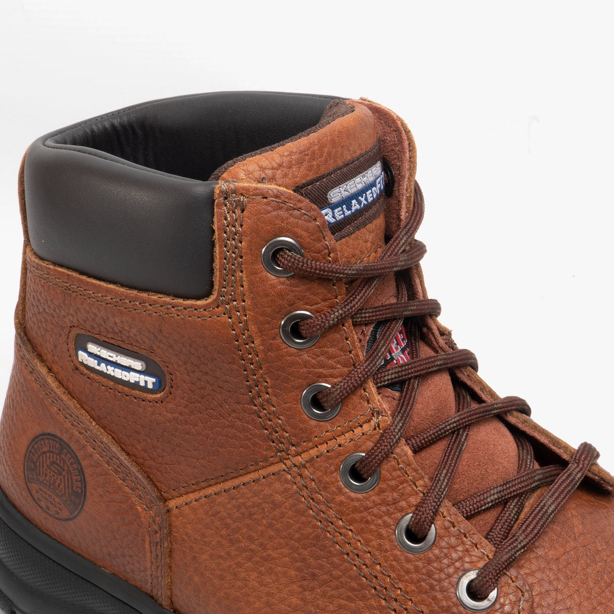 Skechers Work 77009EC WORKSHIRE Mens Safety Boots Brown