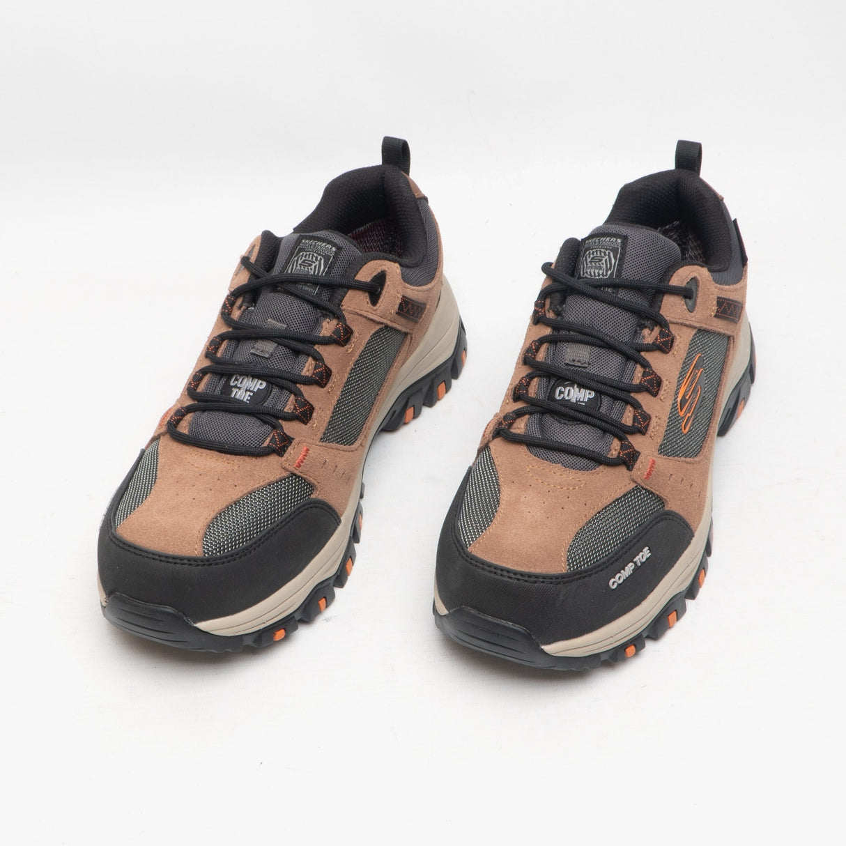 Skechers Work 77183EC GREETAH Mens Safety Trainers Brown/Black