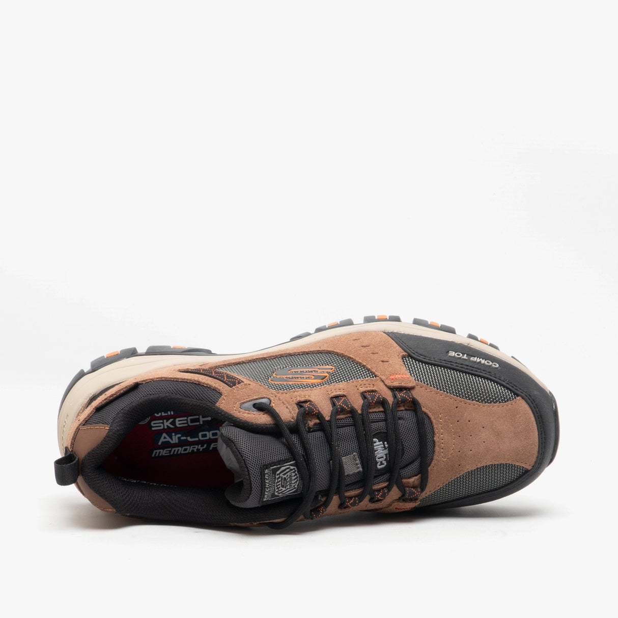 Skechers Work 77183EC GREETAH Mens Safety Trainers Brown/Black