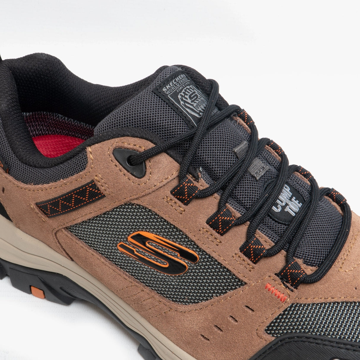 Skechers Work 77183EC GREETAH Mens Safety Trainers Brown/Black