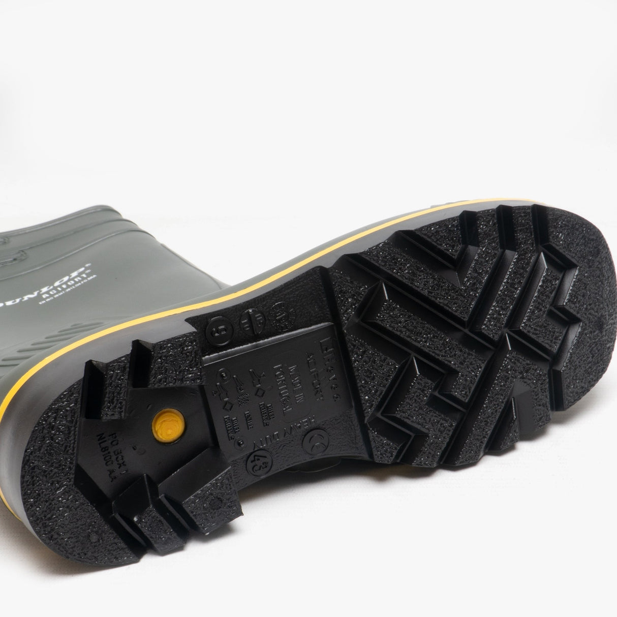 Dunlop ACIFORT Mens Agricultural Wellington Boots Green