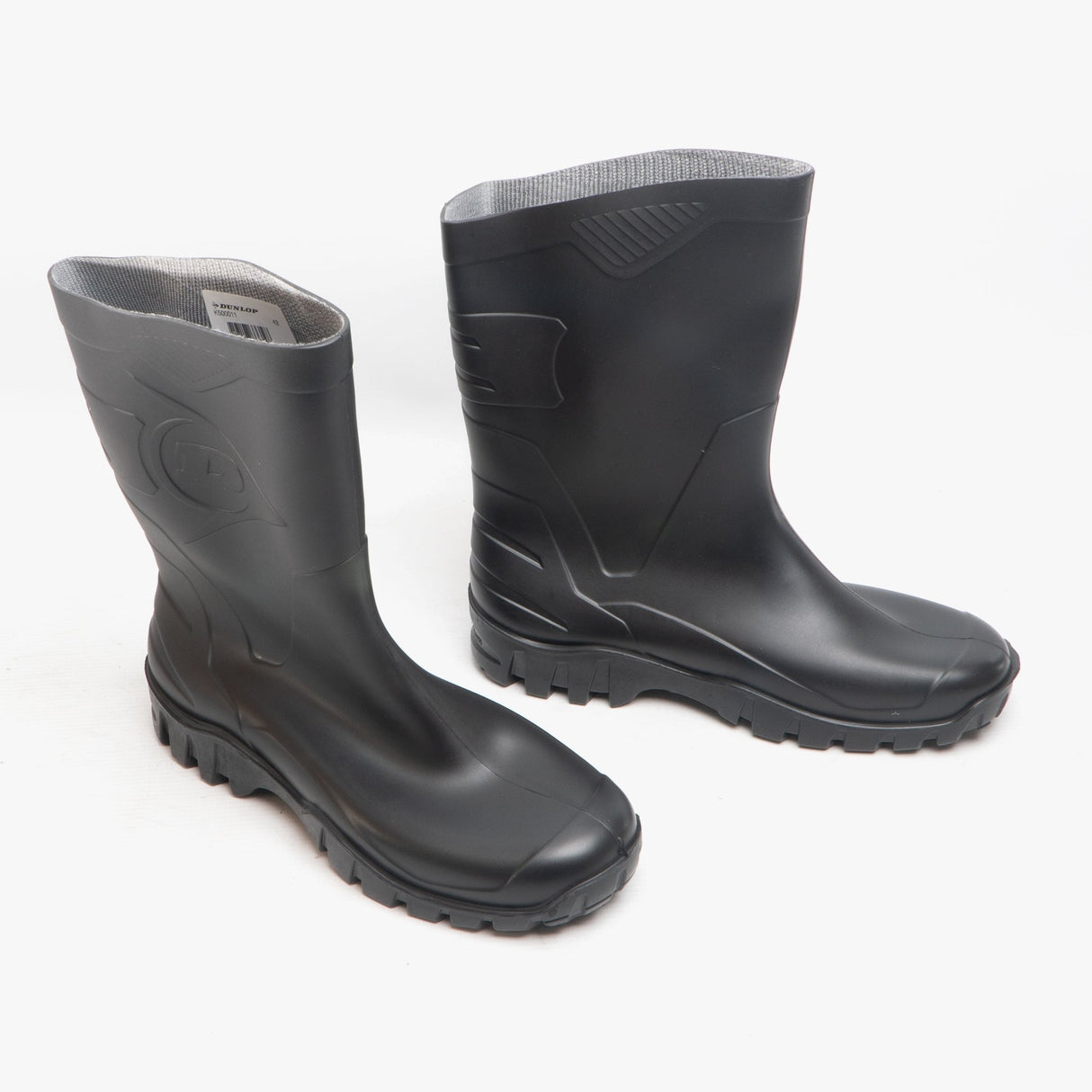 Dunlop DEE Unisex Half Length Wellington Boots Black