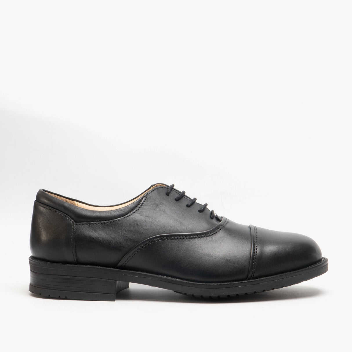 Roamers ADRIAN Mens Leather Oxford Smart Shoes Black