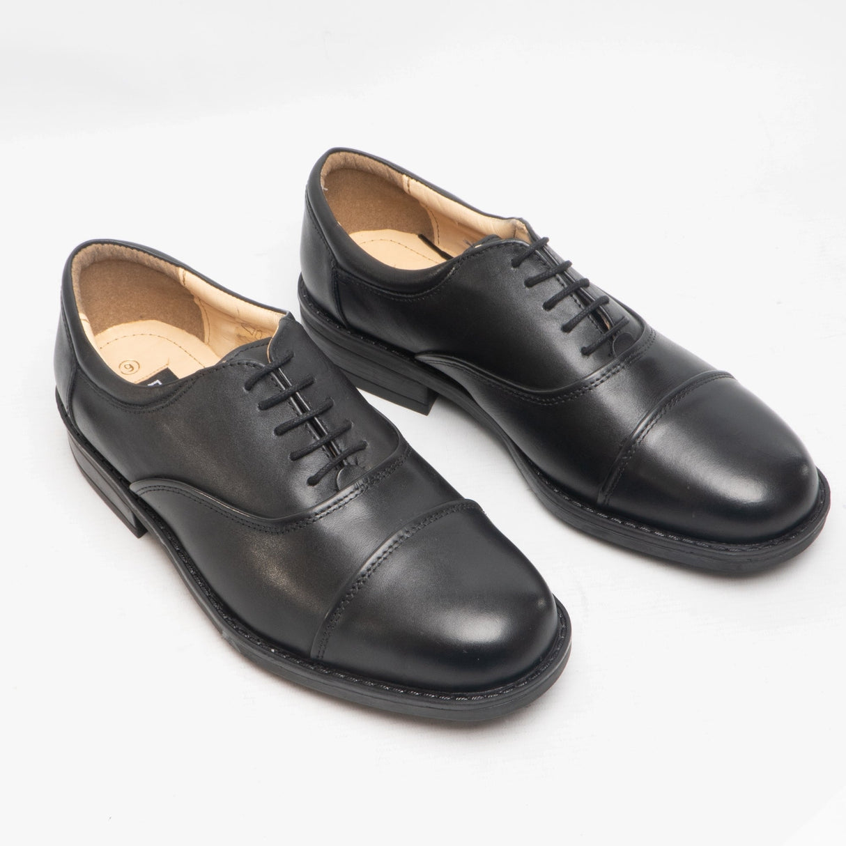 Roamers ADRIAN Mens Leather Oxford Smart Shoes Black