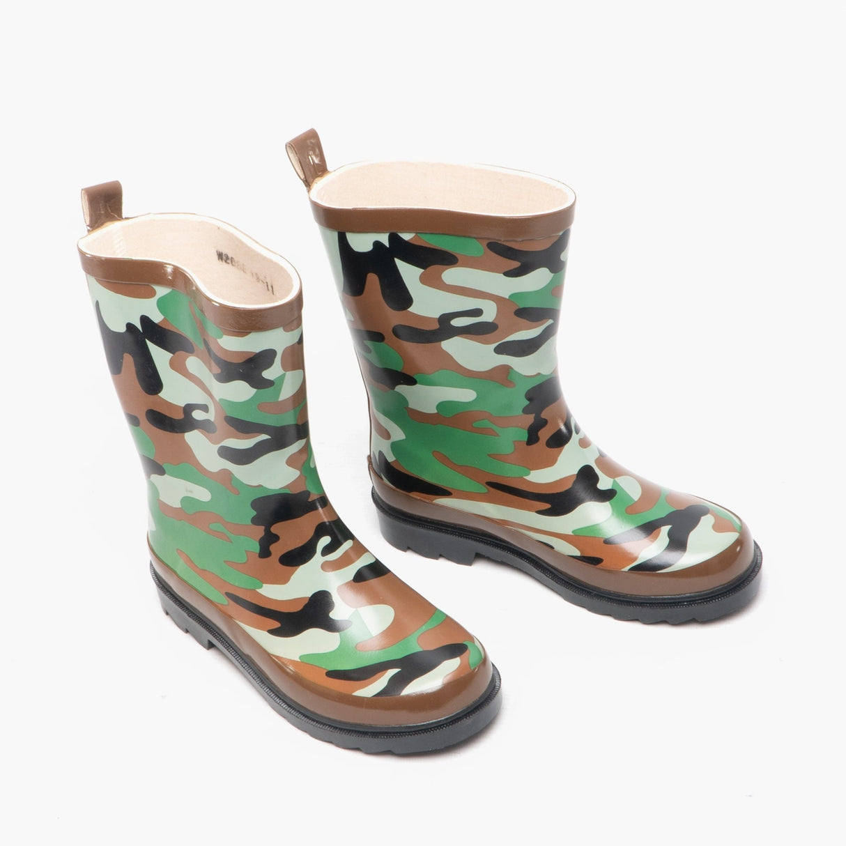 Stormwells W208E Boys Short Wellington Boots Camo