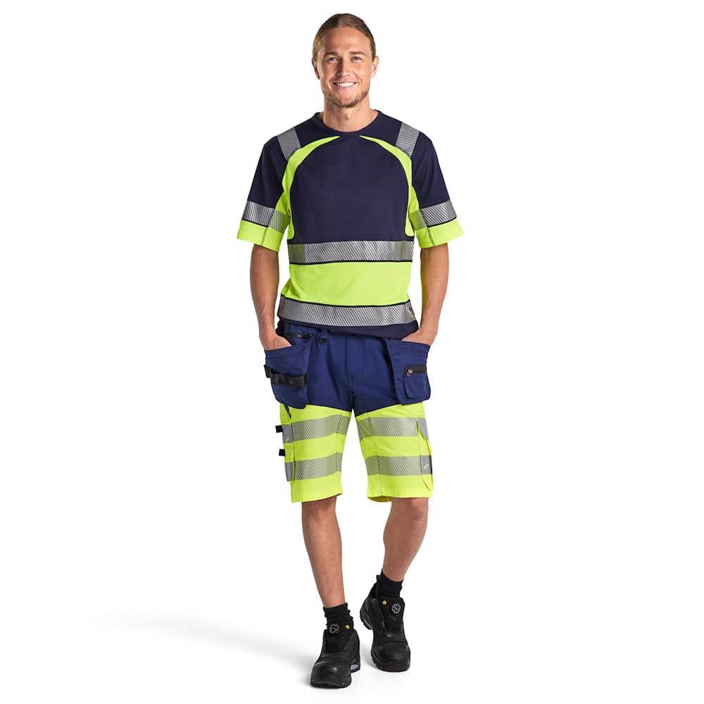 Blaklader 1596 Hi-Vis Stretch Holster Pocket Work Shorts