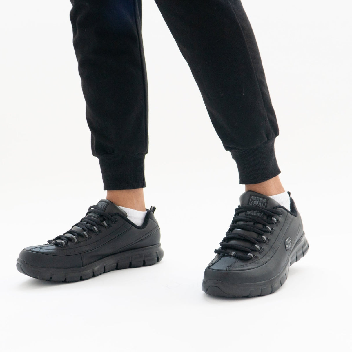 Skechers Work 76550EC SURE TRACK TRICKEL SR Womens Occupational Shoes Black