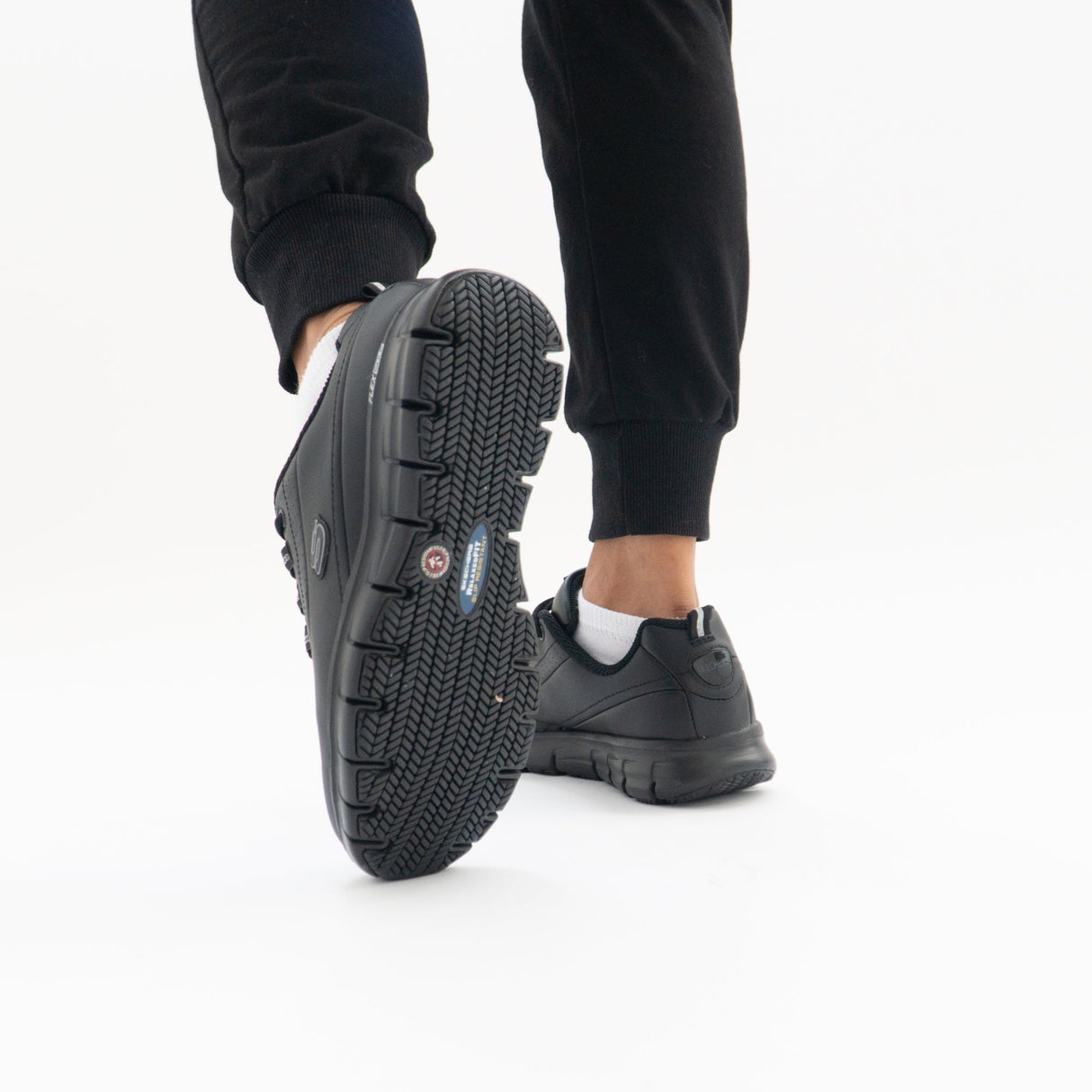 Skechers Work 76550EC SURE TRACK TRICKEL SR Womens Occupational Shoes Black