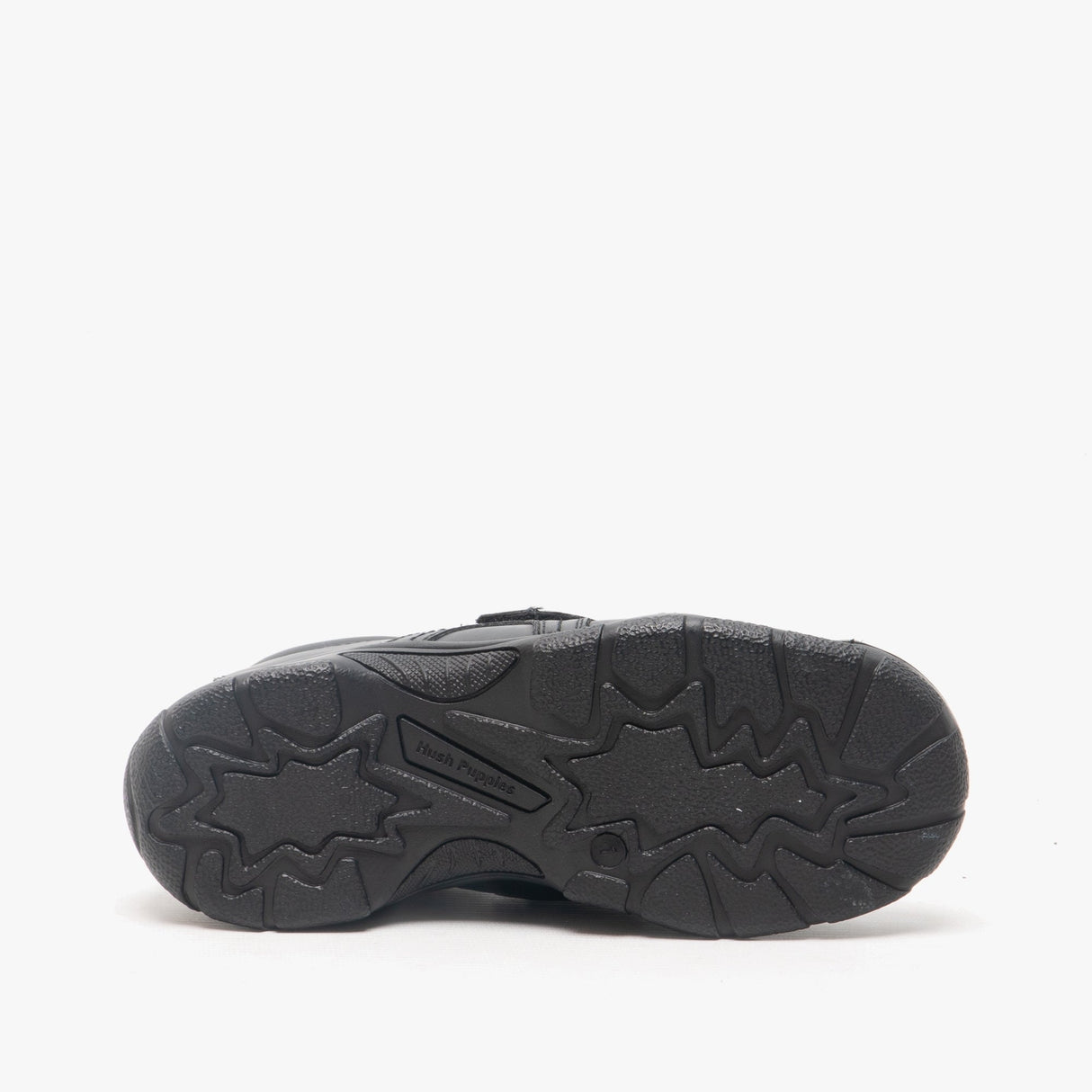 Hush Puppies ARLO Boys Leather School Shoes Black