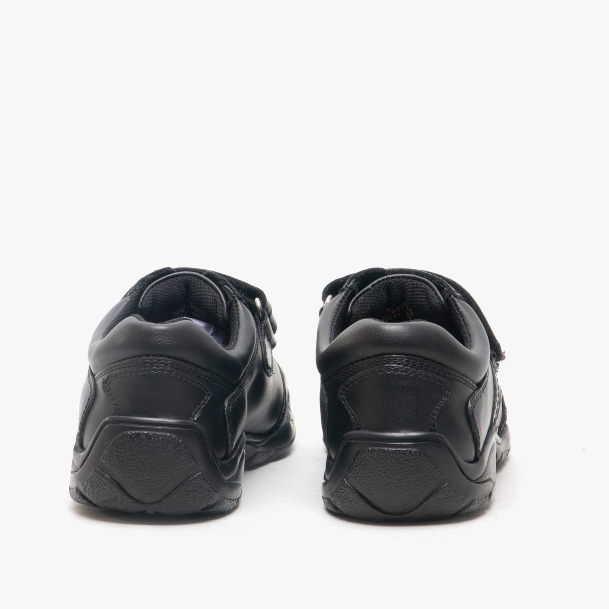 Hush Puppies ARLO Boys Leather School Shoes Black