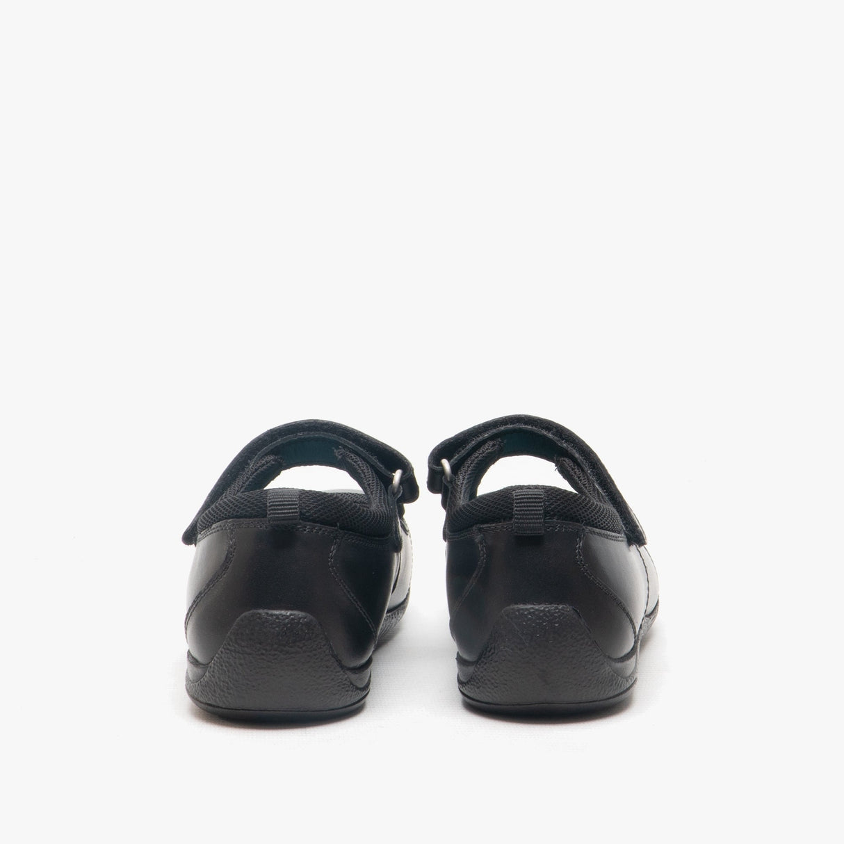 Hush Puppies CLARA JNR Girls Leather School Shoes Black