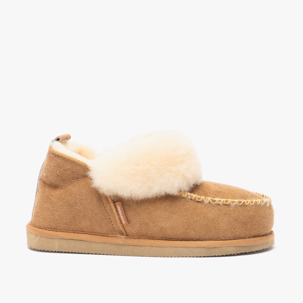 Shepherd ALBINA Womens Sheepskin Slipper Boots Chestnut