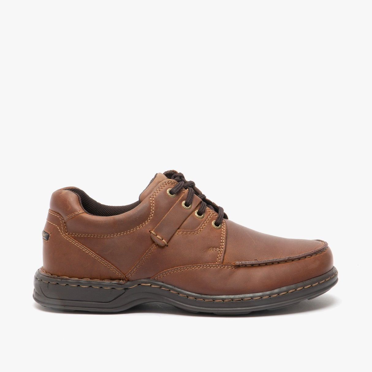 Hush Puppies RANDALL II Mens Leather Shoes Brown