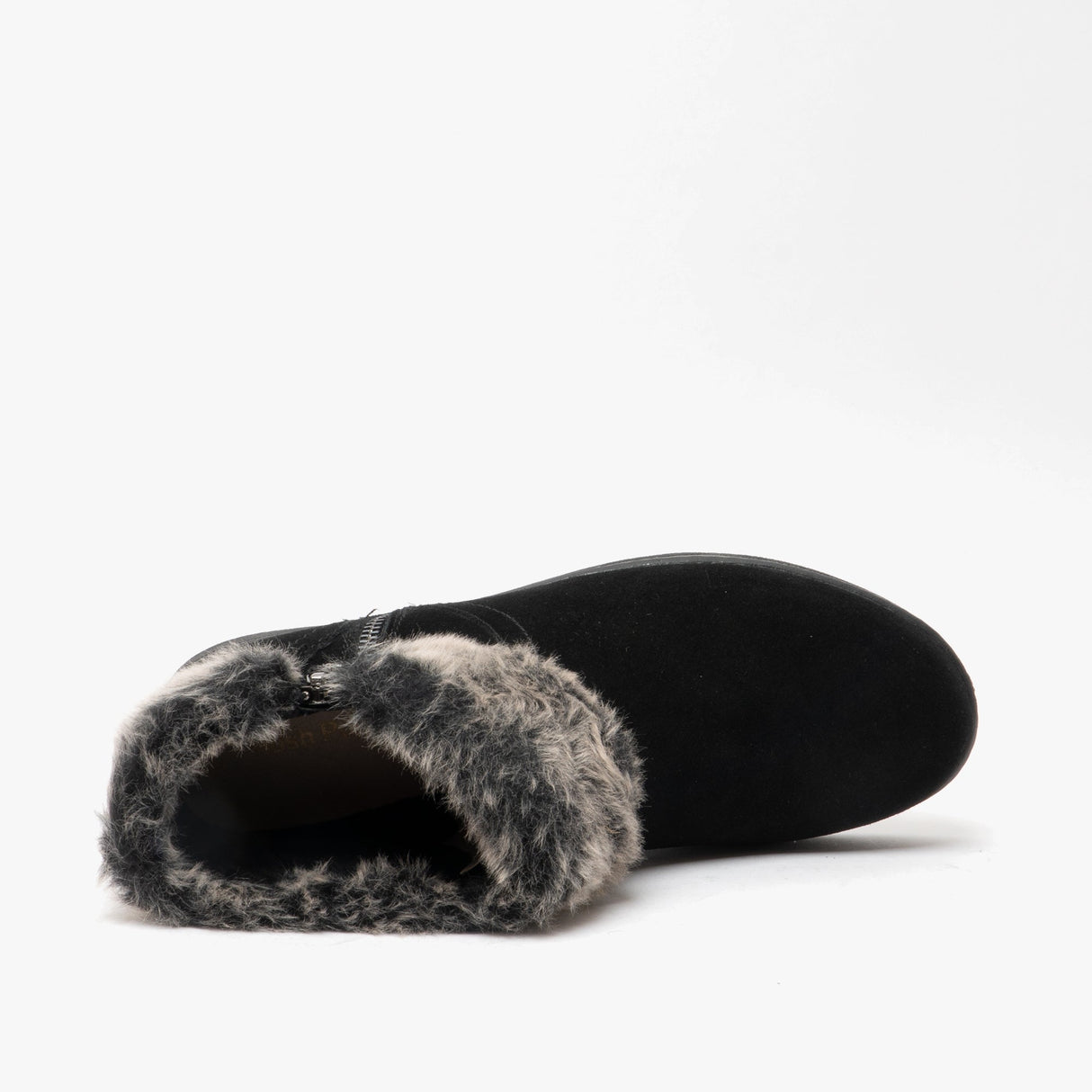 Hush Puppies PENNY Womens Suede Ankle Boot Black