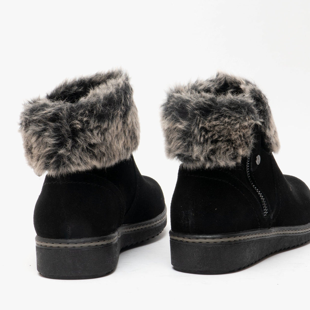 Hush Puppies PENNY Womens Suede Ankle Boot Black