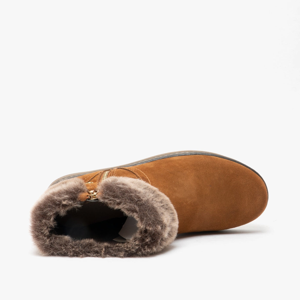 Hush Puppies PENNY Womens Suede Ankle Boot Tan