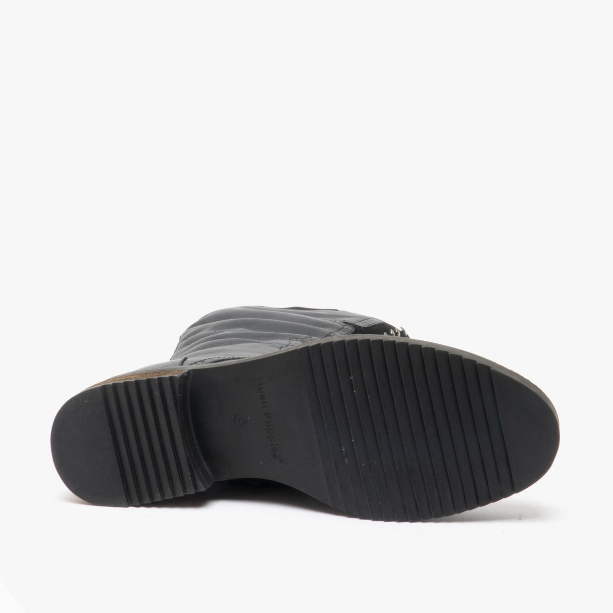 Hush Puppies RUDY Womens Leather Tall Boots Black