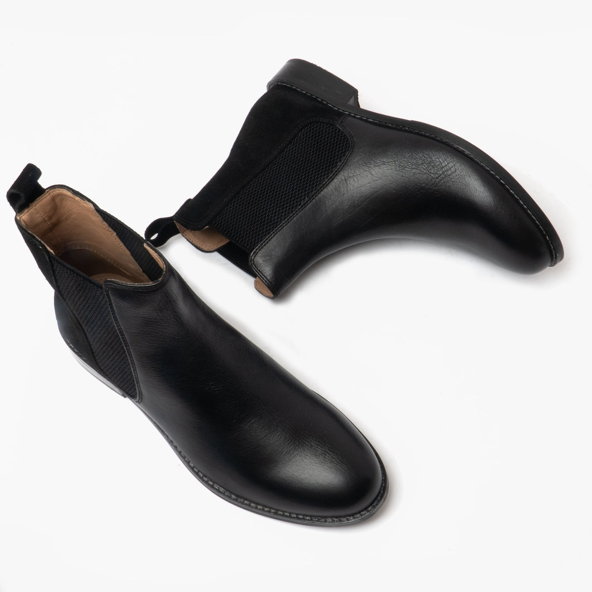 Hush Puppies CHLOE Womens Leather Ankle Boots Black