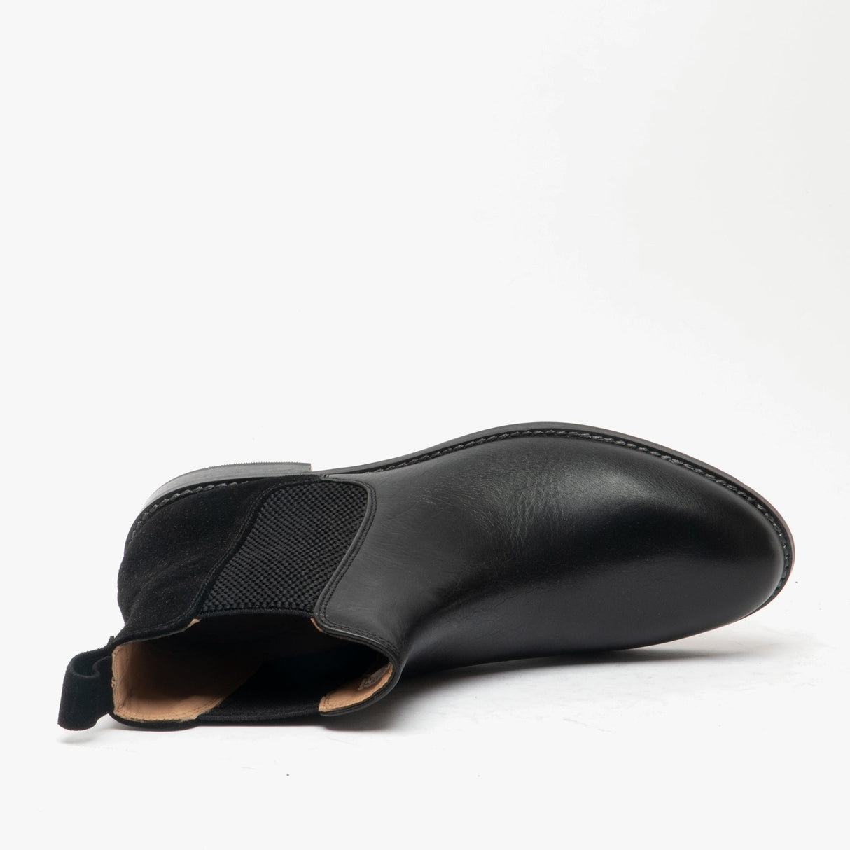 Hush Puppies CHLOE Womens Leather Ankle Boots Black