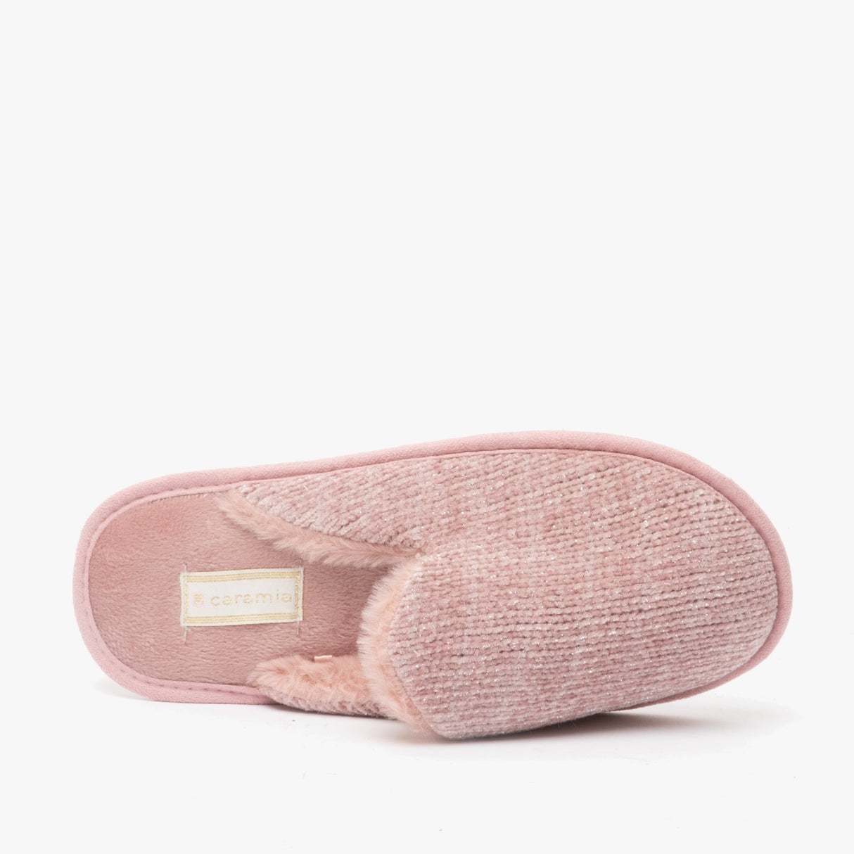 Shuperb SPARKLE TESTER Womens Full Slipper Old Pink