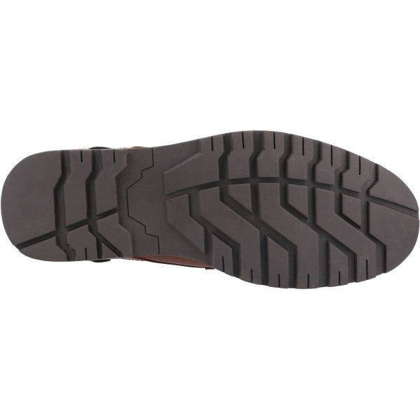 Hush Puppies DEAN Mens Waxy Nubuck Chukka Boots Tan