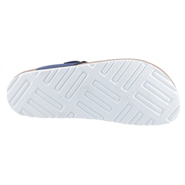 Hush Puppies KAYLA Womens Leather Toe Post Sandals Navy