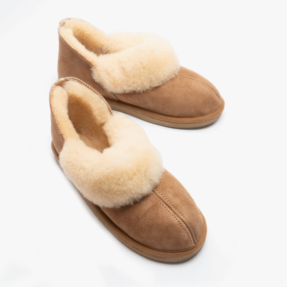 Shepherd KARIN Womens Sheepskin Slipper Boots Chestnut