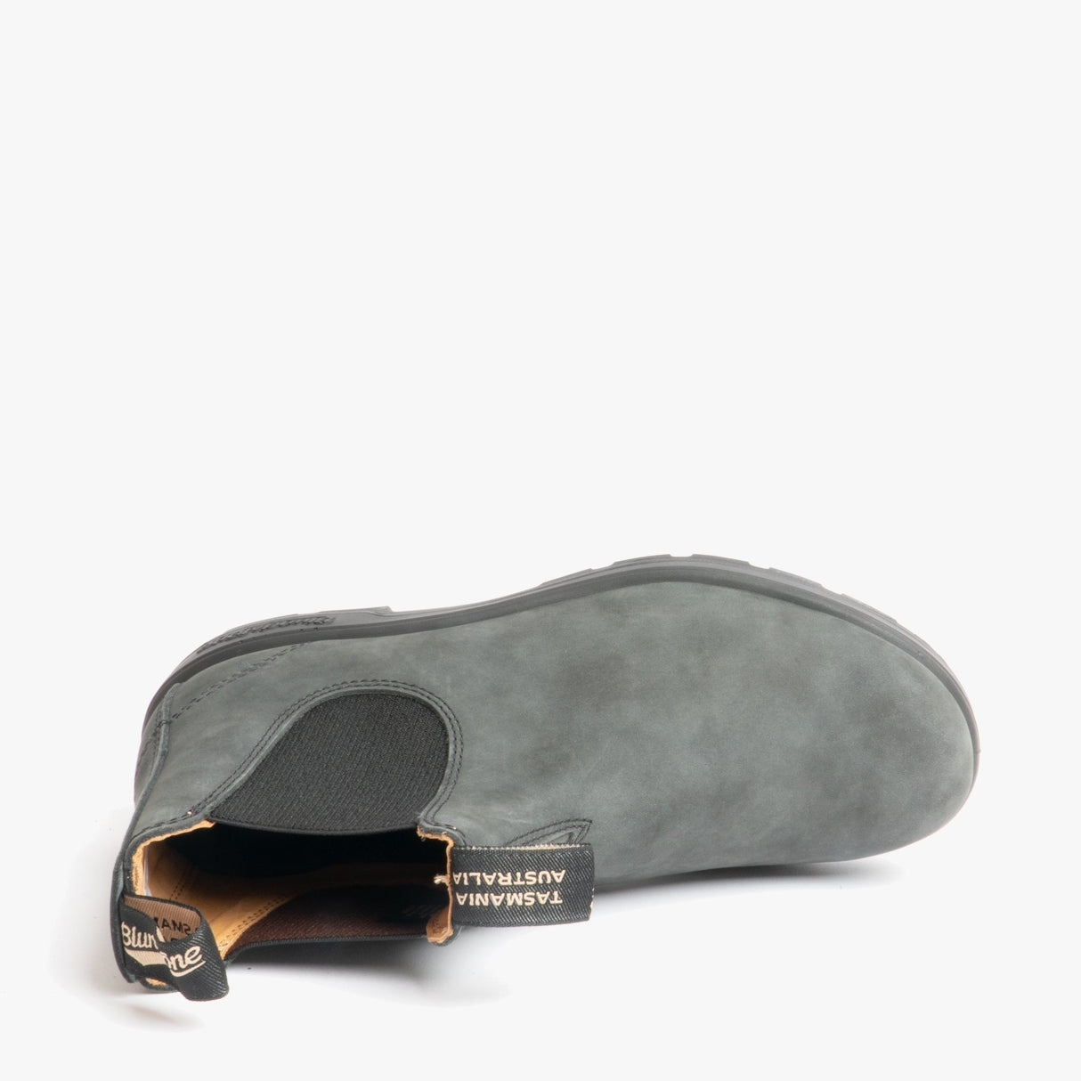 Blundstone 587 Unisex Leather Chelsea Boots Rustic Black