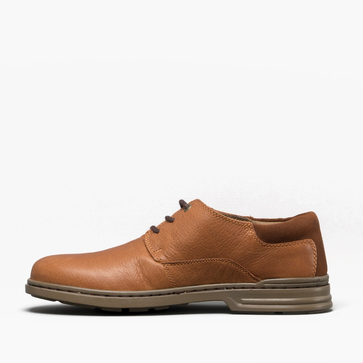 Hush Puppies MAX HANSTON Mens Leather Shoes Brown