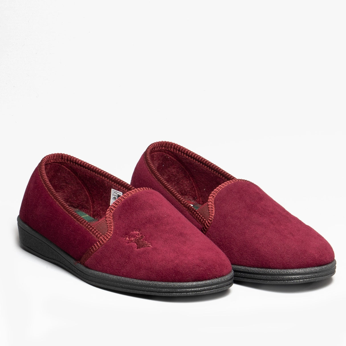 Mirak STAG Mens Slippers Wine