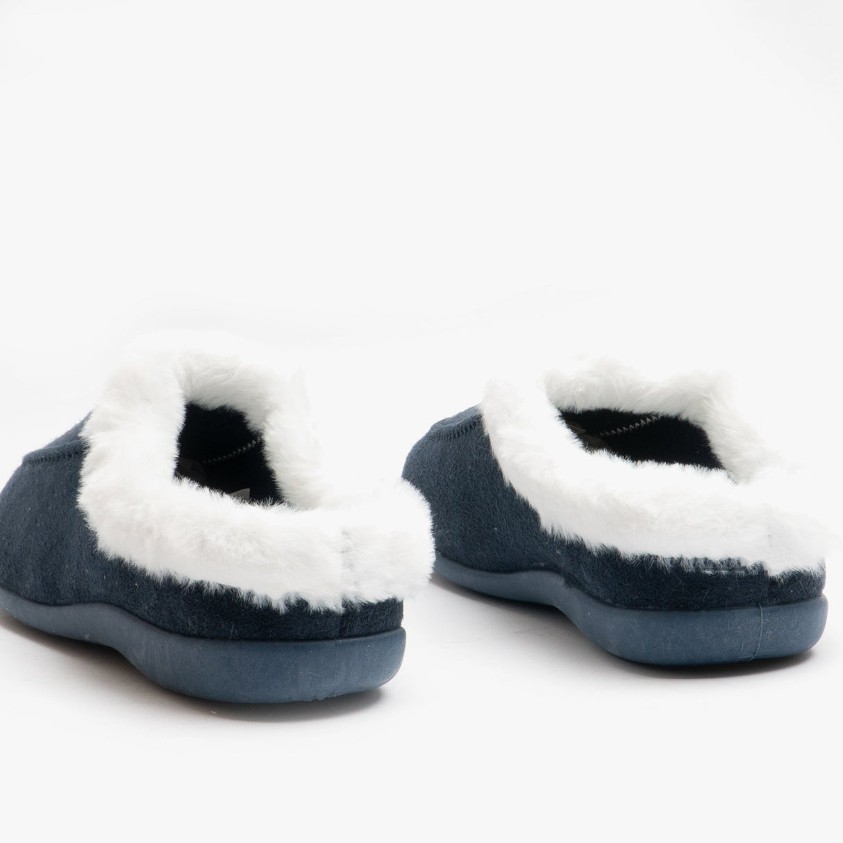 HOS Comfort AVRIL Womens Mule Slippers Navy