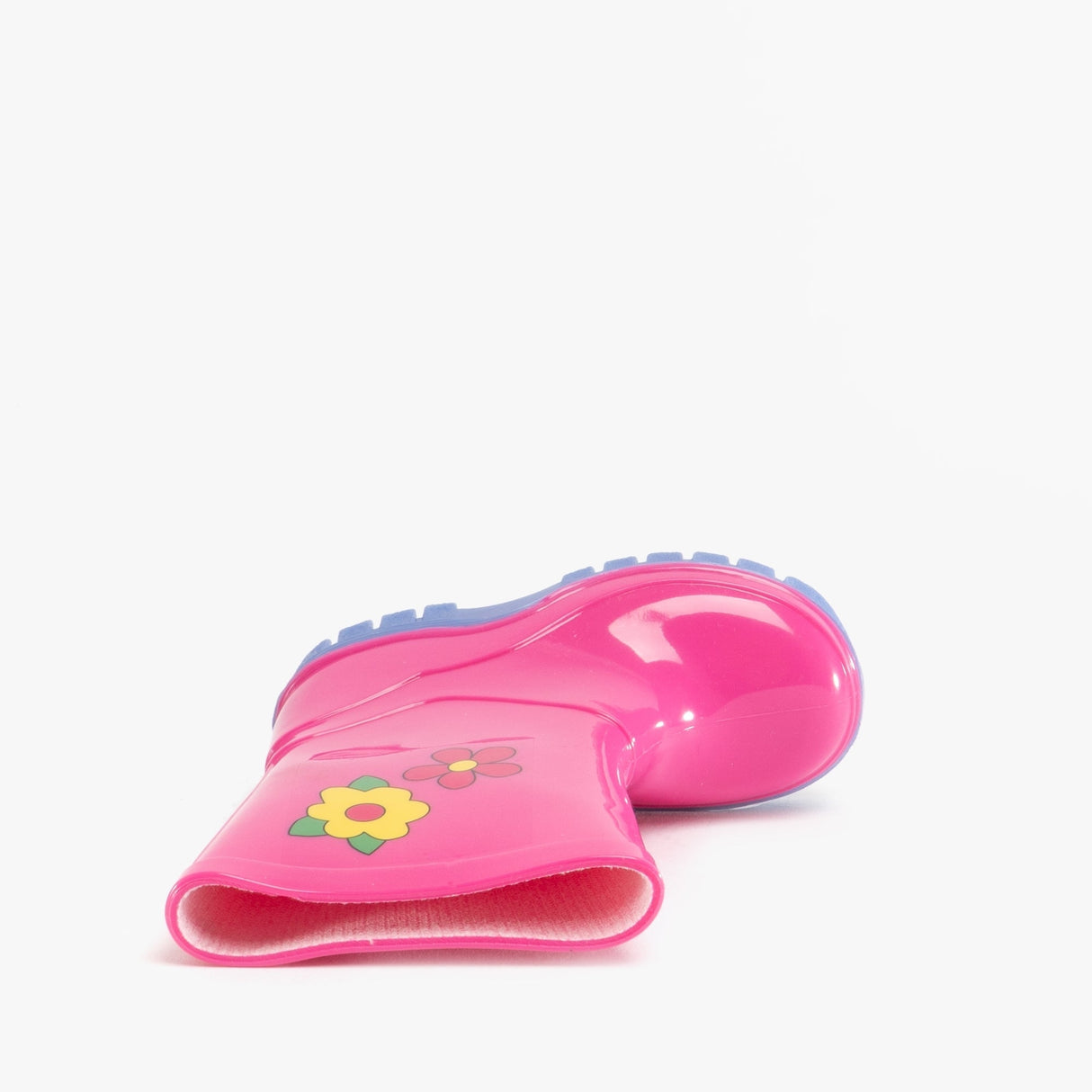 Stormwells PUDDLE Girls Floral Wellington Boots Pink