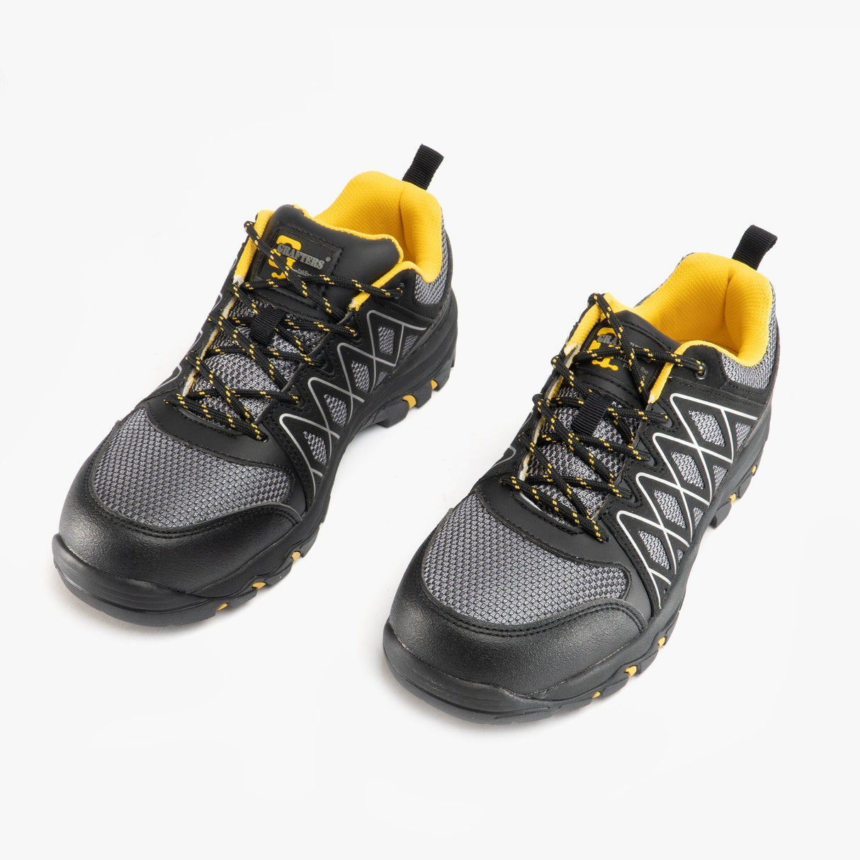 Grafters M065F Unisex Safety Trainers Grey/Black