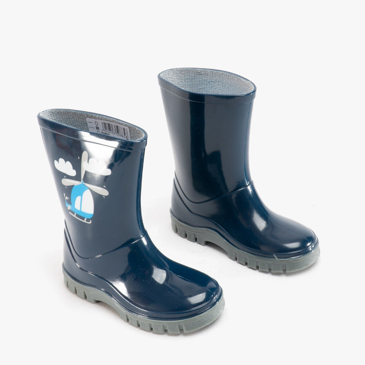 Stormwells Boys Helicopter Wellies Blue