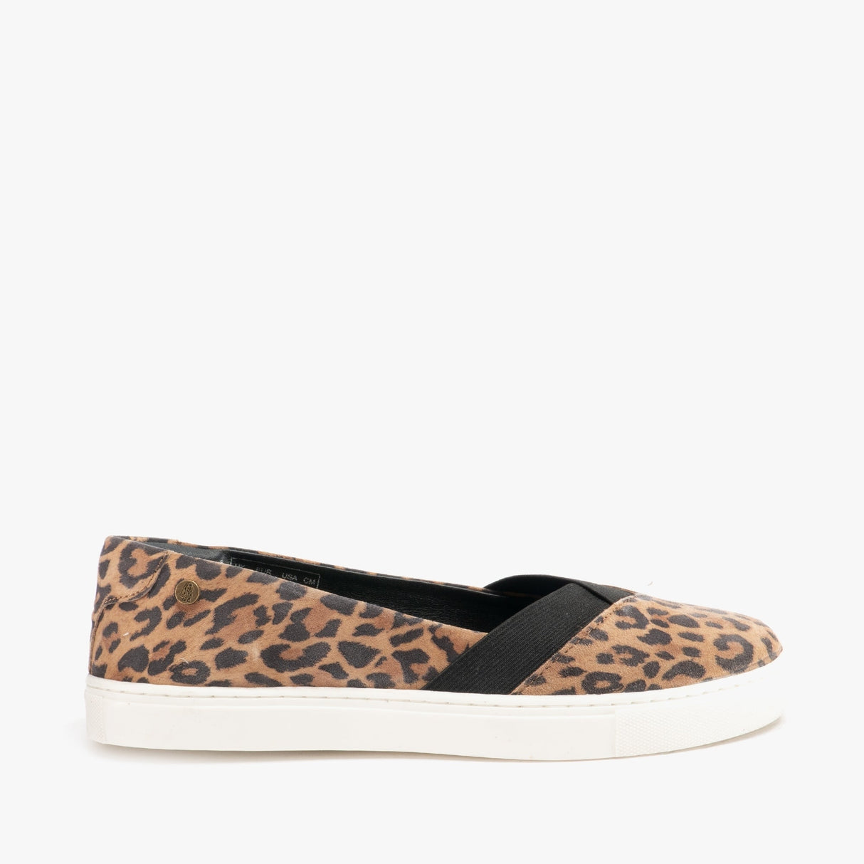 Hush Puppies TIFFANY Womens Suede Slip On Pumps Leopard