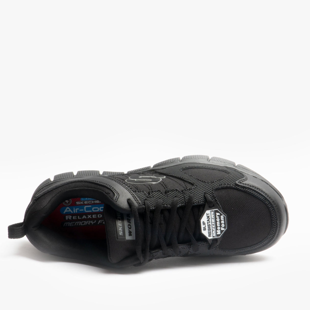 Skechers Work 77152EC TELFIN - SANPHET SR Mens Occupational Trainers Black