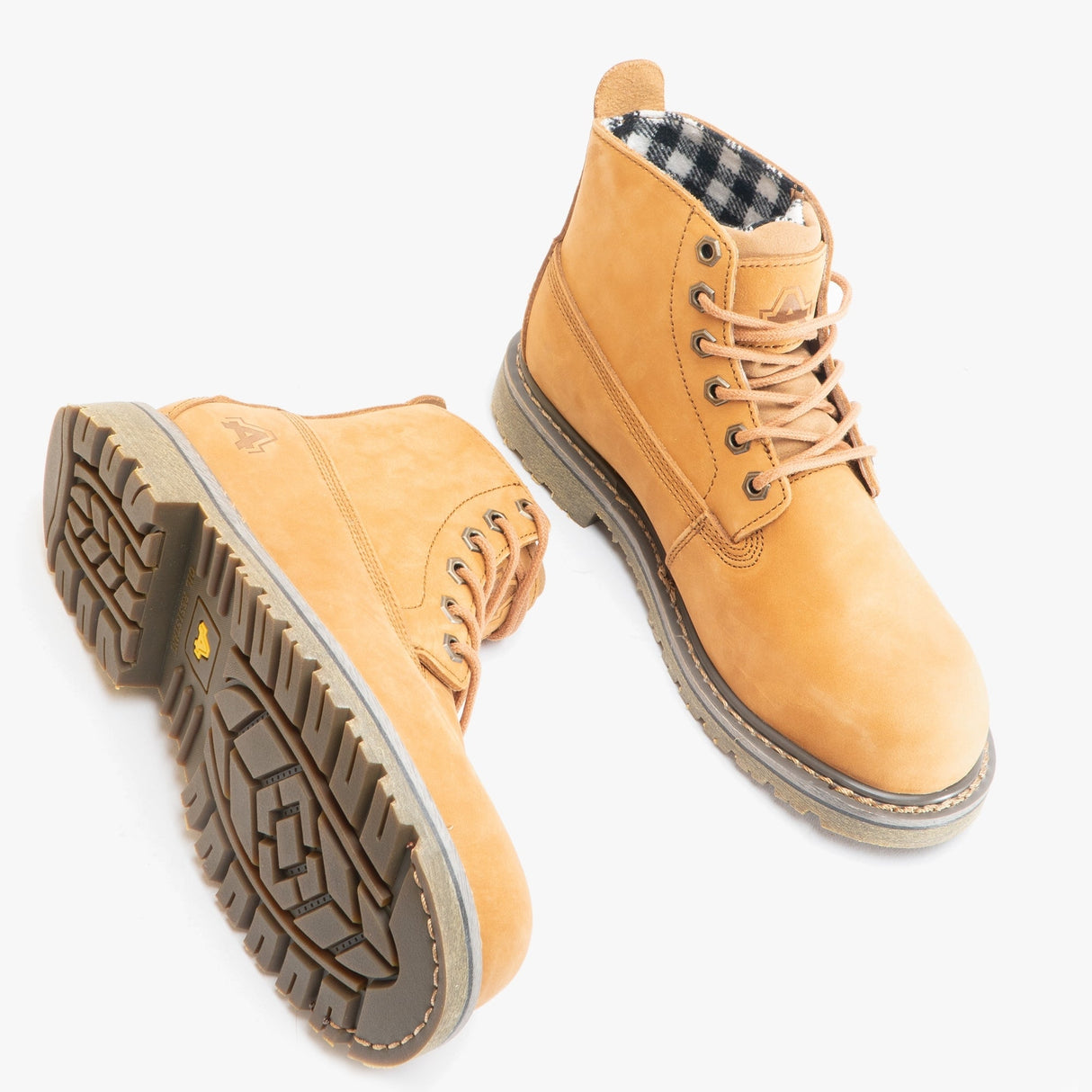 Amblers Safety FS103 Womens Nubuck Leather Safety Boots Tobacco