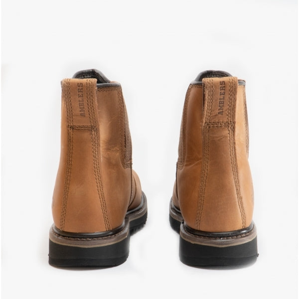 Amblers Safety WORTON Mens Leather Safety Dealer Boots Tan