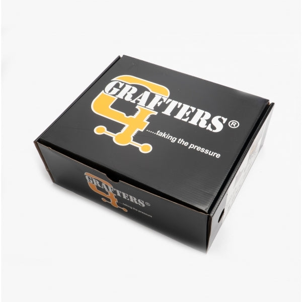 Grafters M955A Mens Leather Chelsea Safety Boots Black