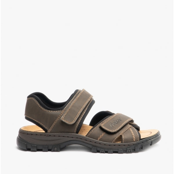 Rieker 25051-27 Mens Sandals Brown