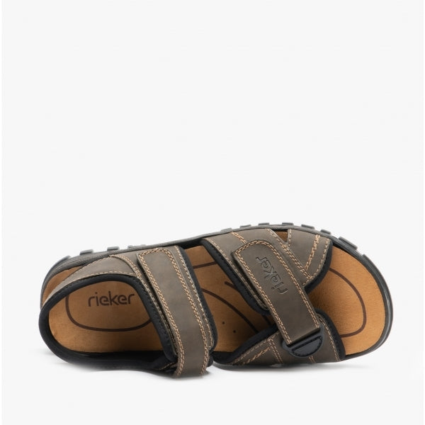Rieker 25051-27 Mens Sandals Brown